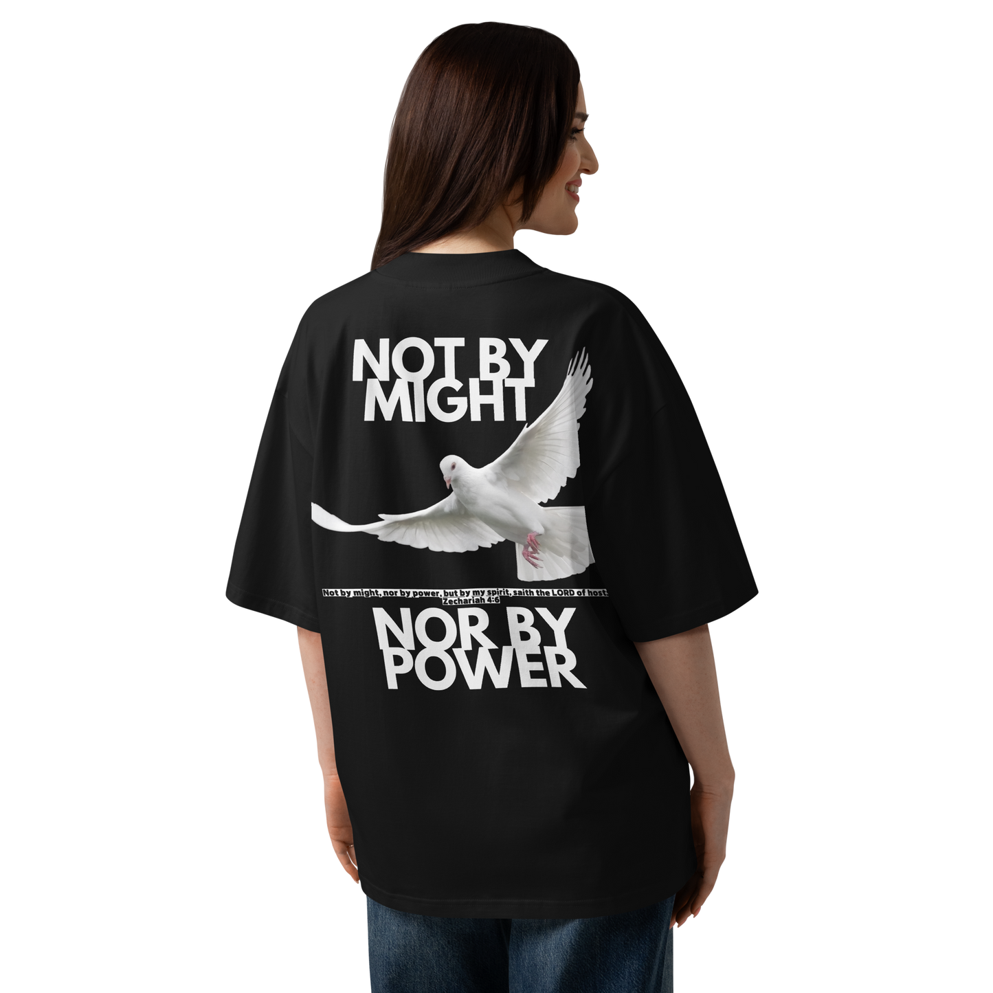Not by Might Nor by Power Christian T-Shirt