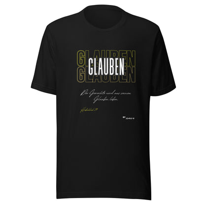 HABAKUK 2:4 T-Shirt – Der Gerechte wird durch Glauben leben